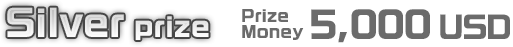 Silver prize  5,000 USD